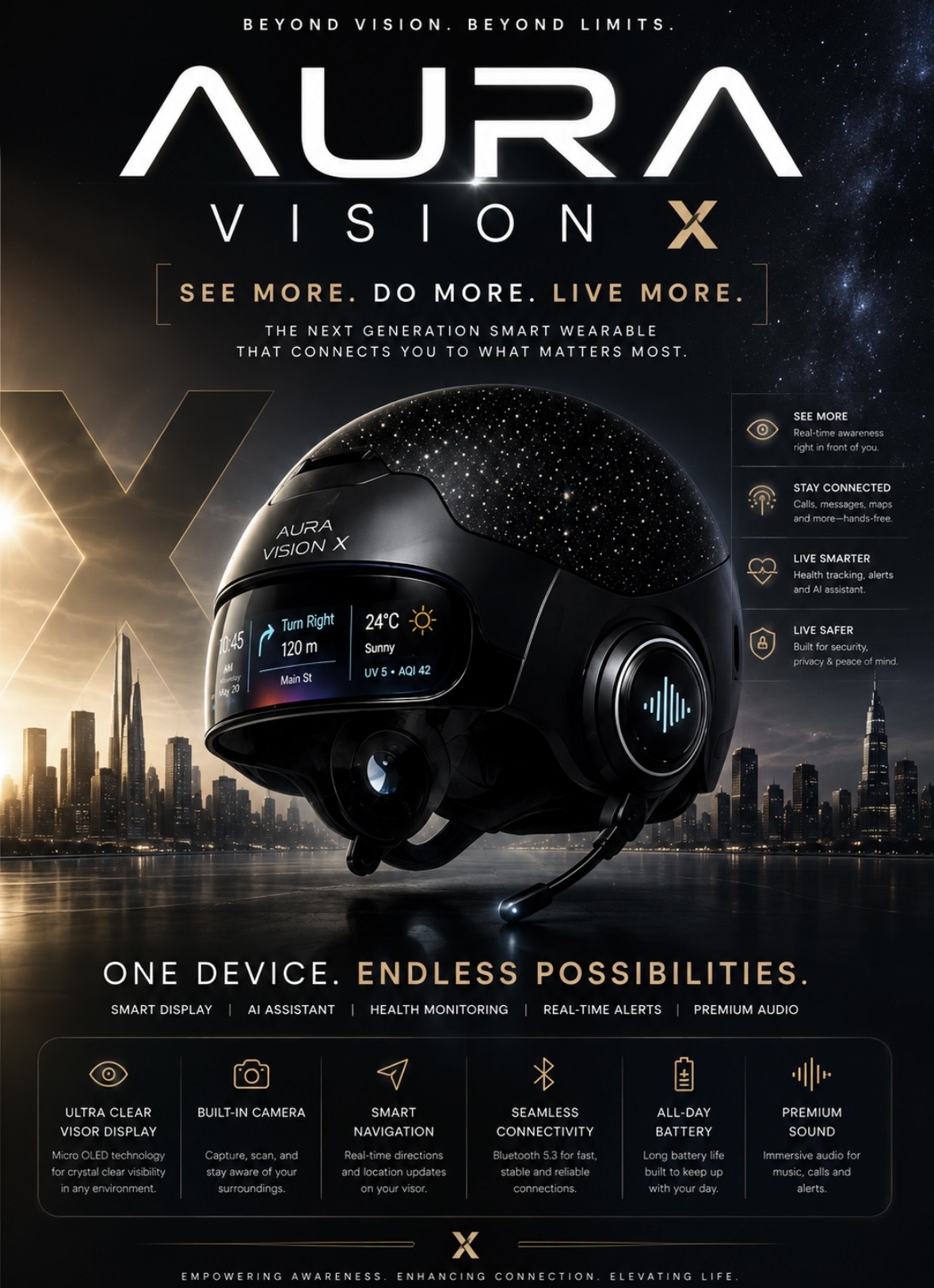 Aura Vision X smart vision device concept