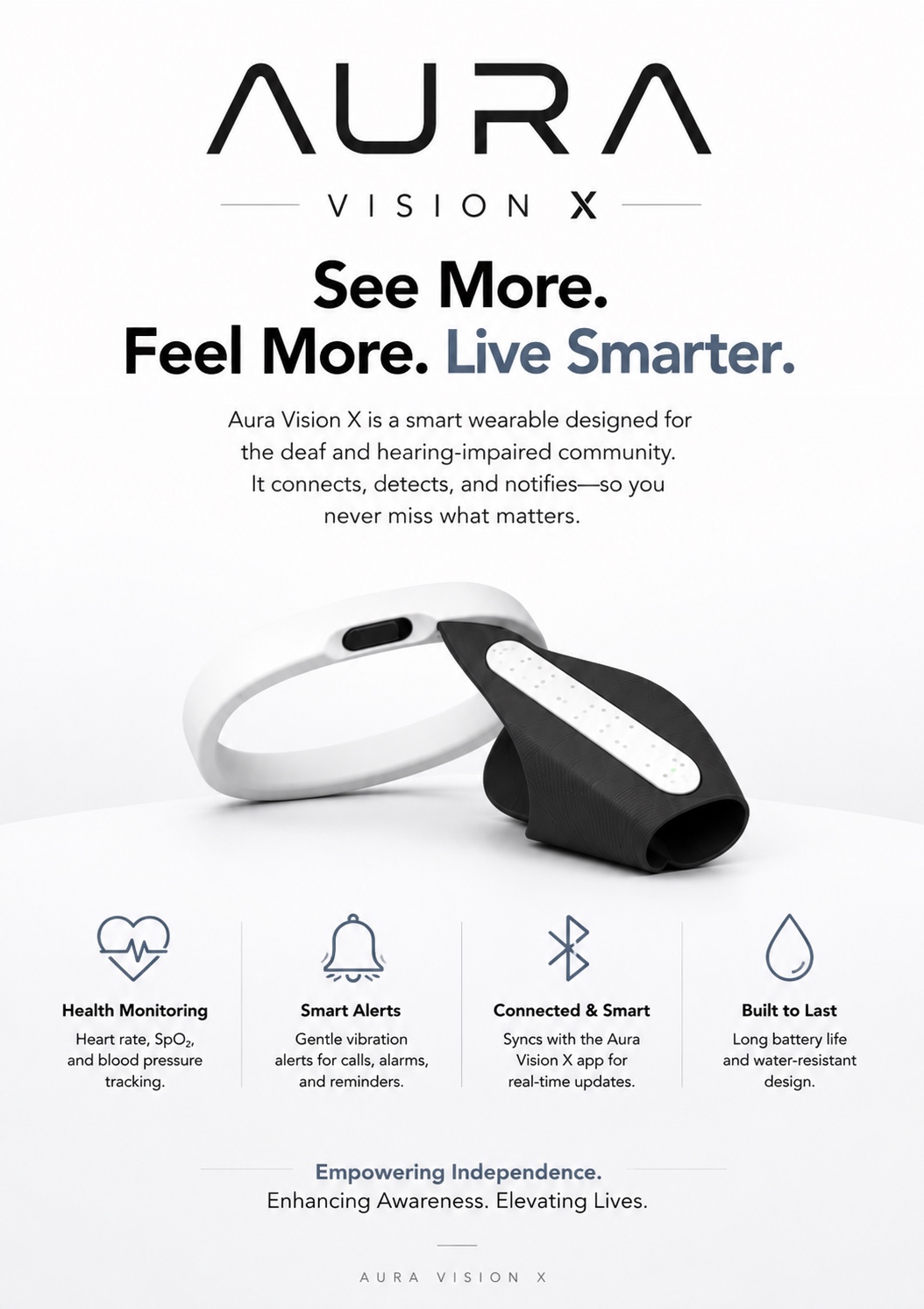 Aura Vision X assistive wearable concept